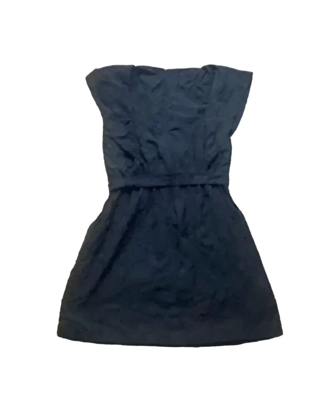 MNG Suit Womens Textured Floral Mini Dress W/ Flutter Sleeves-Black-Size 6-GUC - Picture 8 of 9